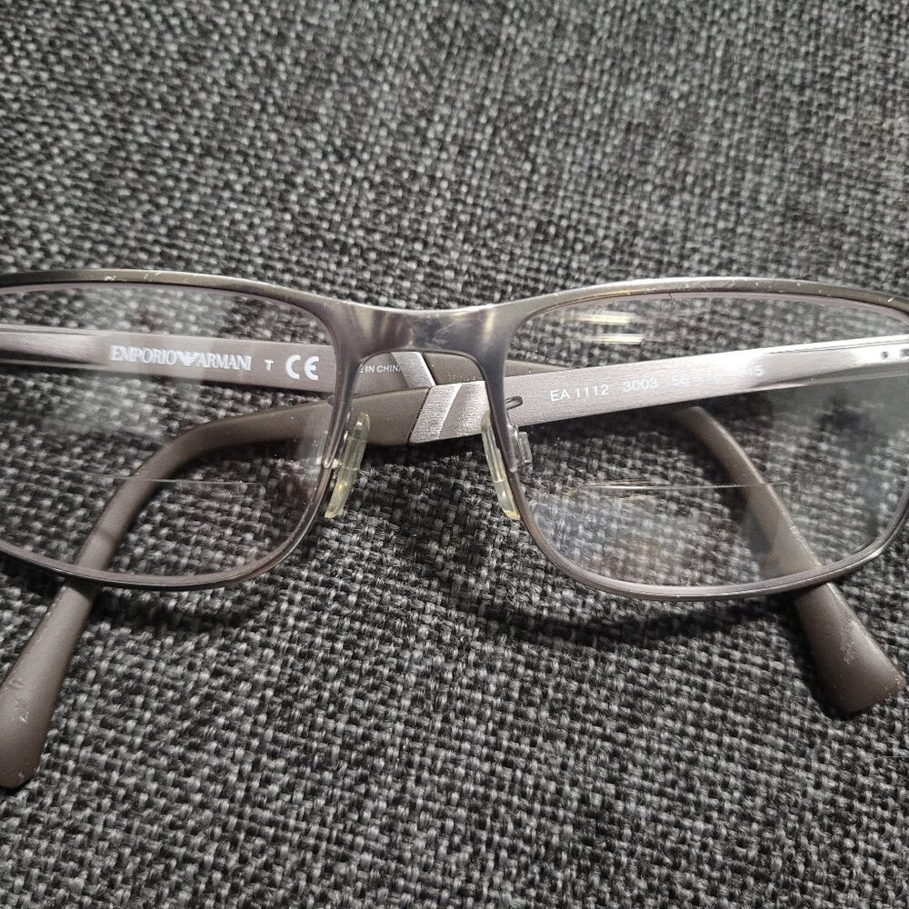 EMPORIO ARMANI Eyeglasses Frames Gray 135 EA1112